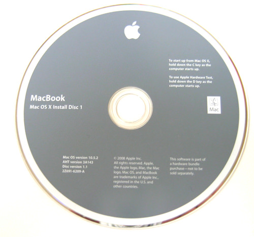 install cd for mac
